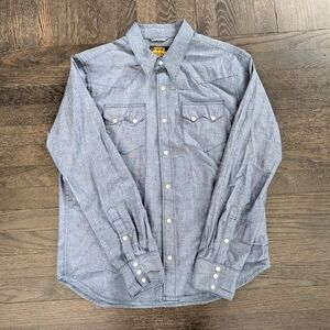 Brave Star Selvedge chambray selvedge western shirt